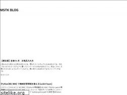 Sites similar to mstk-blog.com