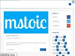Sites similar to mstoic.com