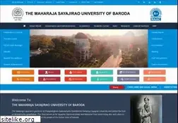 Sites similar to msubaroda.ac.in