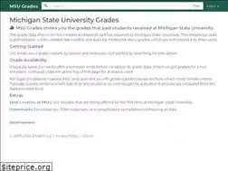 Sites similar to msugrades.com