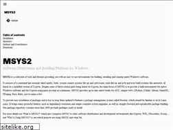 Sites similar to msys2.org