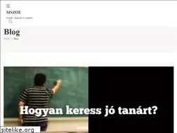 Sites similar to mszoe.hu