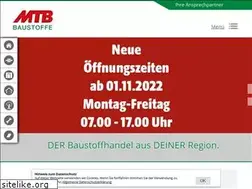 Sites similar to mtb-baustoffe.de