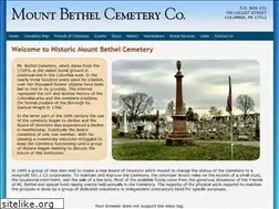 Sites similar to mtbethelcemetery.com