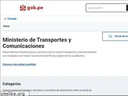 Sites similar to mtc.gob.pe
