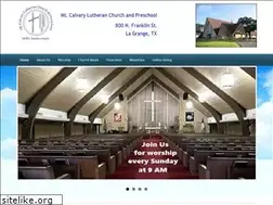 Sites similar to mtcalvary-lcms.org