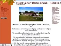 Sites similar to mtcalvarybaptist.org