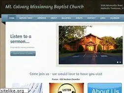 Sites similar to mtcalvarymbchurch.com