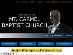 Sites similar to mtcarmelmbchurch.com