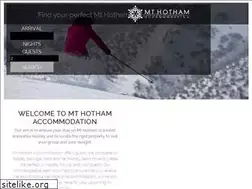 Sites similar to mthothamaccommodation.com.au