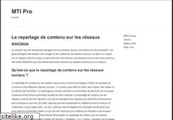 Sites similar to mti-pro.fr