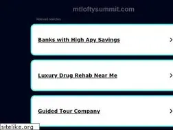 Sites similar to mtloftysummit.com
