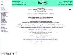 Sites similar to mtm.uni-koeln.de