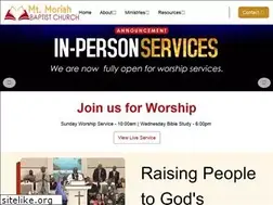 Sites similar to mtmoriahbaptist.net