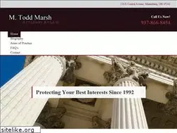 Sites similar to mtoddmarshattorney.com