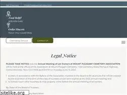 Sites similar to mtpleasantcemetery.com