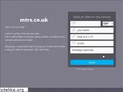 Sites similar to mtrs.co.uk