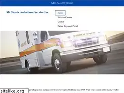 Sites similar to mtshastaambulance.com