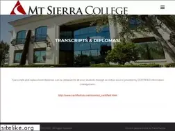 Sites similar to mtsierra.edu