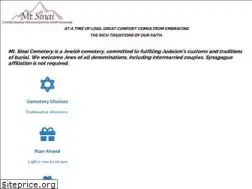 Sites similar to mtsinaicemetery.com