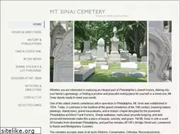 Sites similar to mtsinaicemetery.org