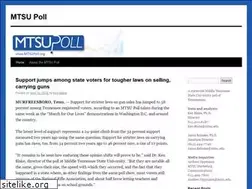 Sites similar to mtsupoll.org