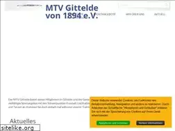 Sites similar to mtv-gittelde.de