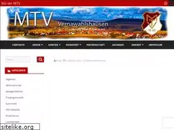 Sites similar to mtv-vernawahlshausen.de