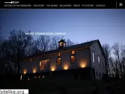 Sites similar to mtvernonbarn.com