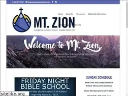 Sites similar to mtzionlutheran.info