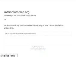 Sites similar to mtzionlutheran.org