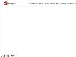 Sites similar to mu-sigma.com