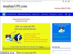 Sites similar to muabanvps.com