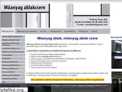 Sites similar to muanyagablakcsere.hu