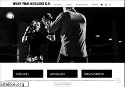 Sites similar to muay-thai-koblenz.de