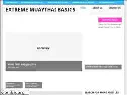 Sites similar to muaythaibasics.com