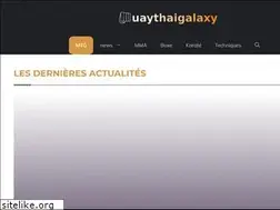 Sites similar to muaythaigalaxy.com