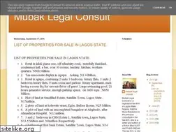 Sites similar to mubaklegalconsult.blogspot.com