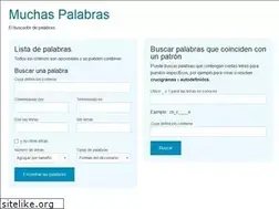 Sites similar to muchaspalabras.com