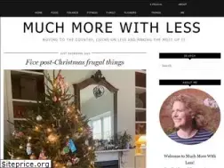 Sites similar to muchmorewithless.co.uk