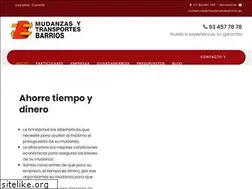 Sites similar to mudanzasbarrios.es