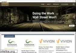 Sites similar to muddywatersresearch.com