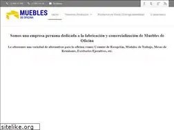 Sites similar to mueblesdeoficina.pe