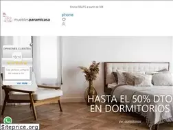 Sites similar to mueblesparamicasa.es