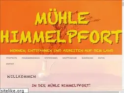 Sites similar to muehlehimmelpfort.de