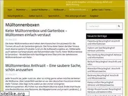 Sites similar to muelltonnenbox24.net