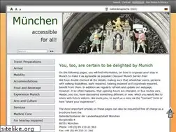 Sites similar to muenchen-tourismus-barrierefrei.de