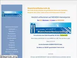 Sites similar to muenchenerrestaurants.de