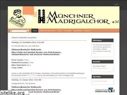 Sites similar to muenchner-madrigalchor.de