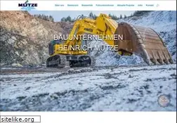 Sites similar to muetze-bau.de